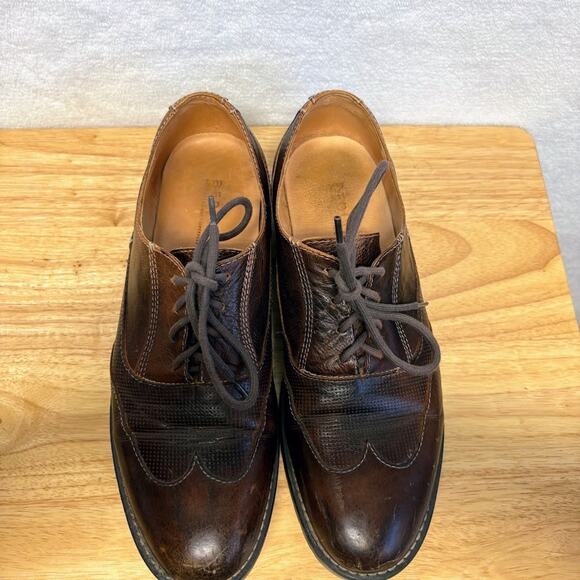 BED|STU Gibson Brown Leather Oxford Wingtip Lace Up Casual Dress Shoes Size 9 main image 5